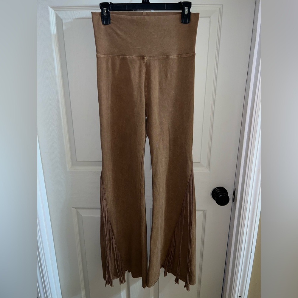 T Party Fringed Yoga Pants S,M,L,XL